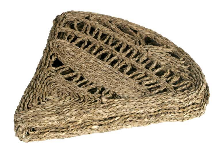 alfombra redonda plegable redonda calada