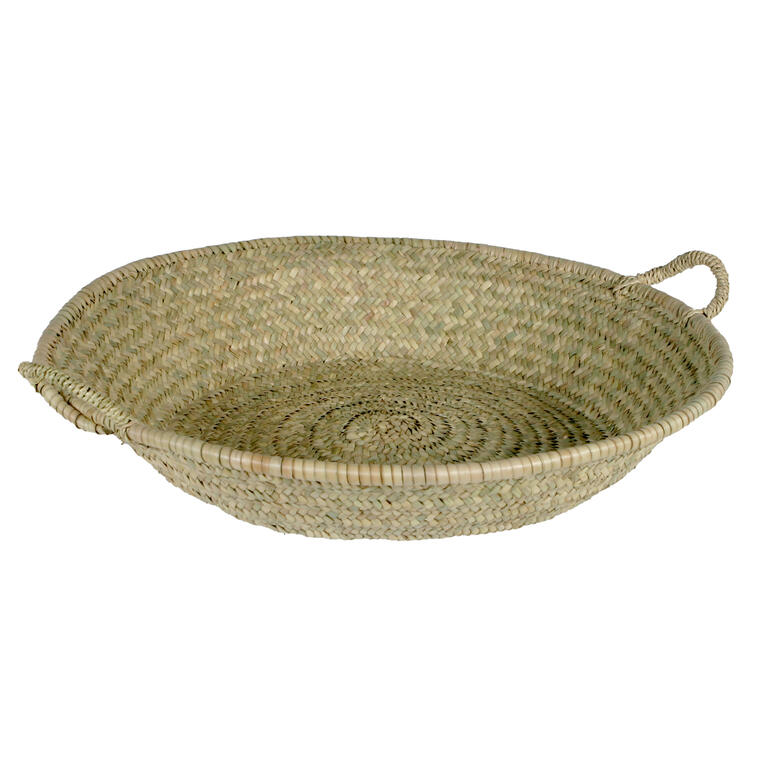 Cesto bajo de palma multiusos