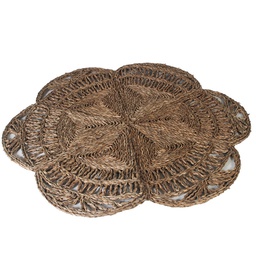 alfombra redonda plegable redonda calada