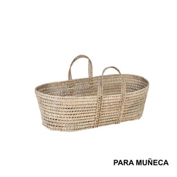 Moisés palma para muñecas 50x28x16 cm aprox